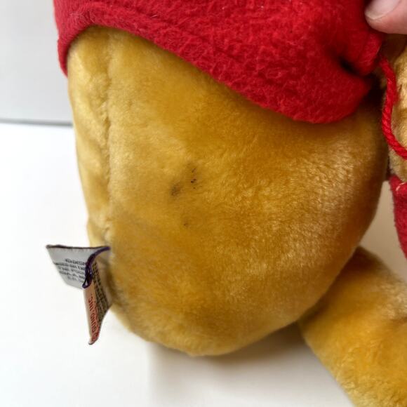 GUND Christmas Winnie The Pooh In Santa Hat Plush, Stuffed Bear - Picture 4 of 9